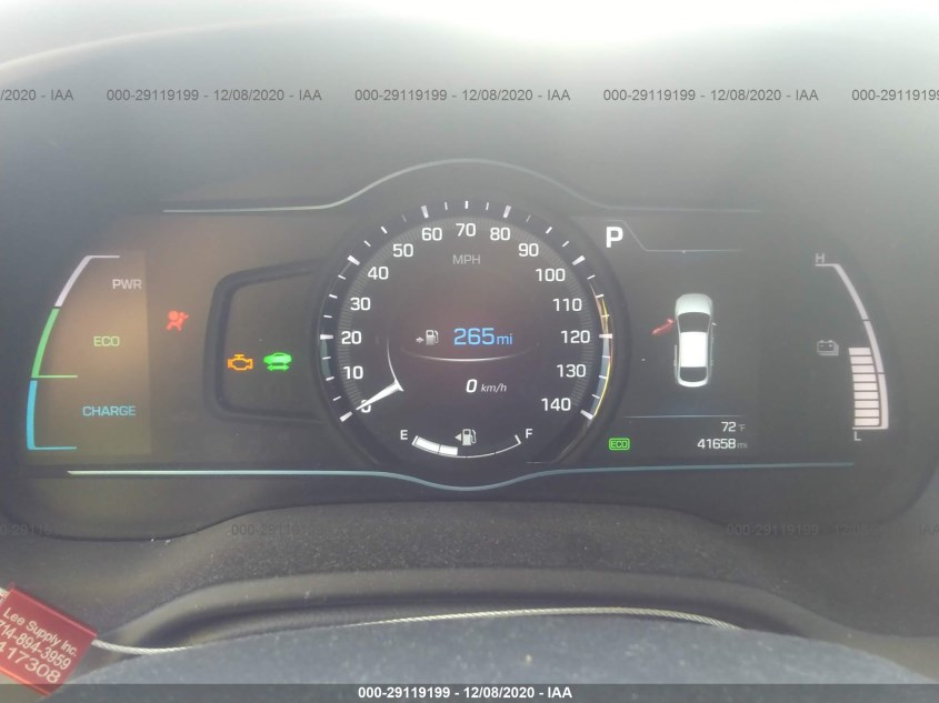 HYUNDAI IONIQ HYBRID KMHC75LC4JU069842