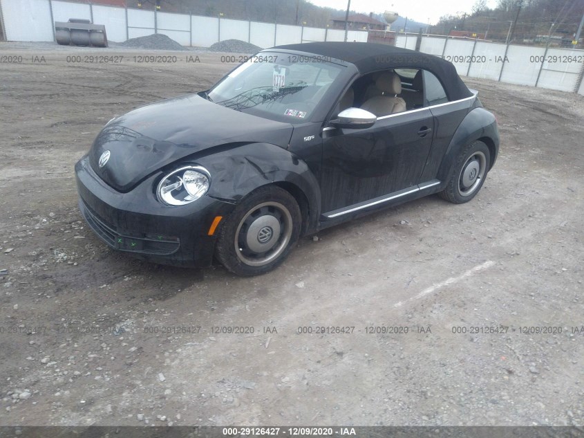 VOLKSWAGEN BEETLE CONVERTIBLE 3VW5P7AT5DM801168