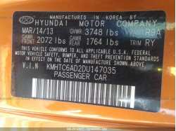HYUNDAI VELOSTER KMHTC6AD2DU147035