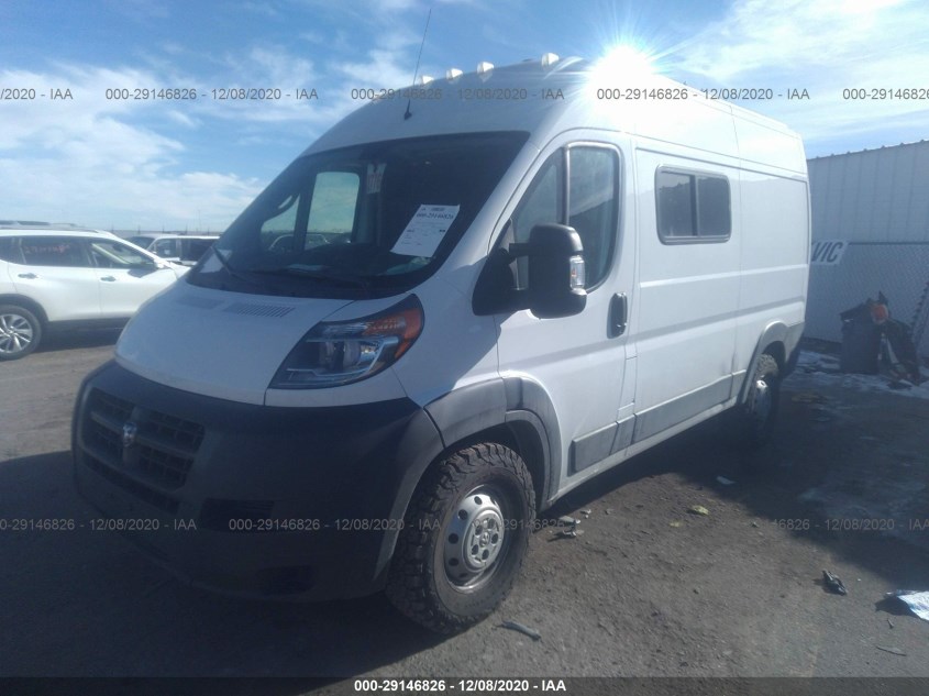 RAM PROMASTER CARGO VAN 3C6TRVBG7JE107136