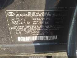 HYUNDAI SONATA 5NPEB4AC7DH553737