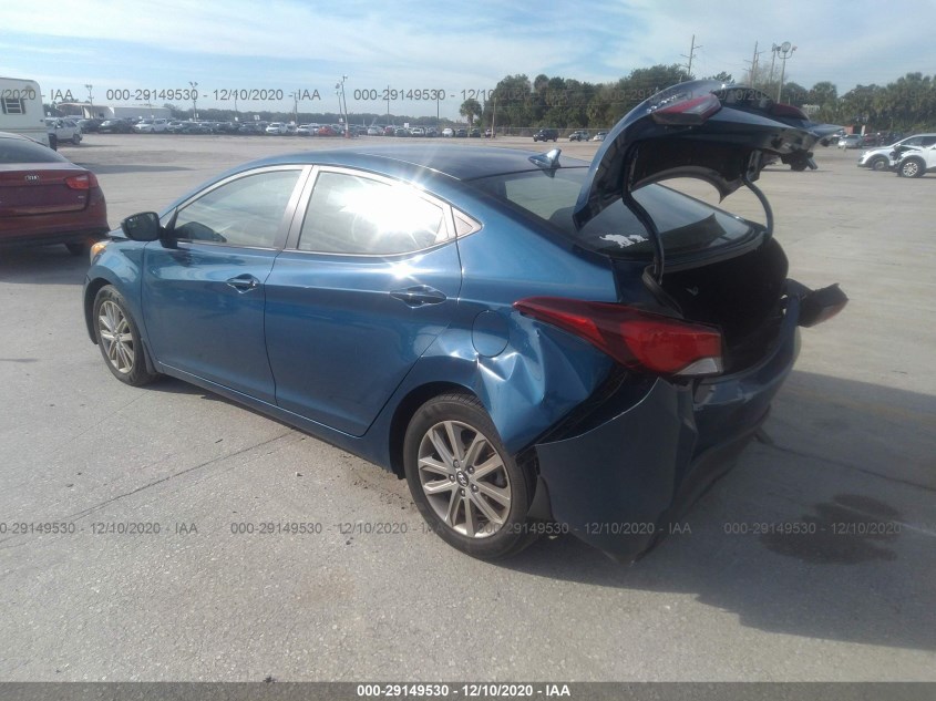 HYUNDAI ELANTRA KMHDH4AE6EU151867