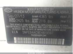 HYUNDAI SONATA 5NPEB4AC9EH819597