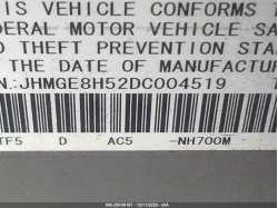 HONDA FIT JHMGE8H52DC004519