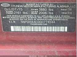HYUNDAI ELANTRA 5NPDH4AE0GH774144