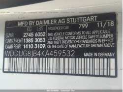 MERCEDES-BENZ S-CLASS WDDUG8JB4KA459532