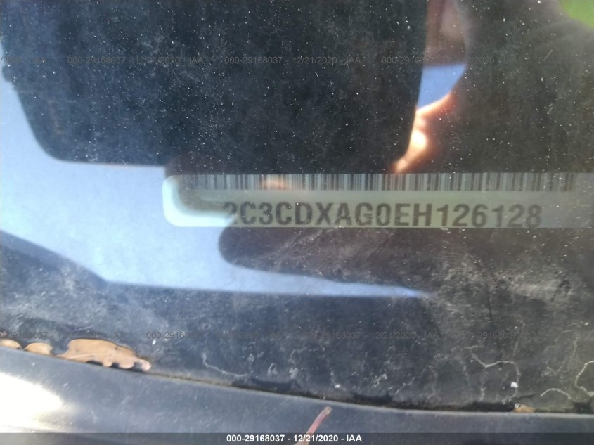 DODGE CHARGER 2C3CDXAG0EH126128