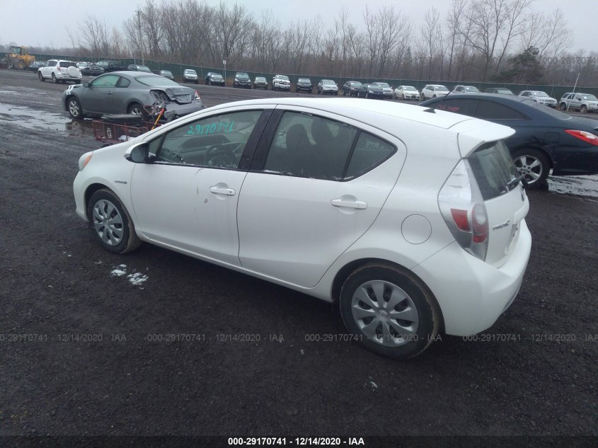 TOYOTA PRIUS C JTDKDTB3XC1512241