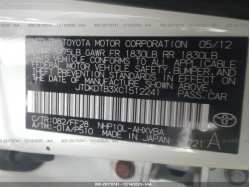 TOYOTA PRIUS C JTDKDTB3XC1512241