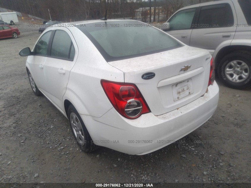 CHEVROLET SONIC 1G1JB5SH8E4231686