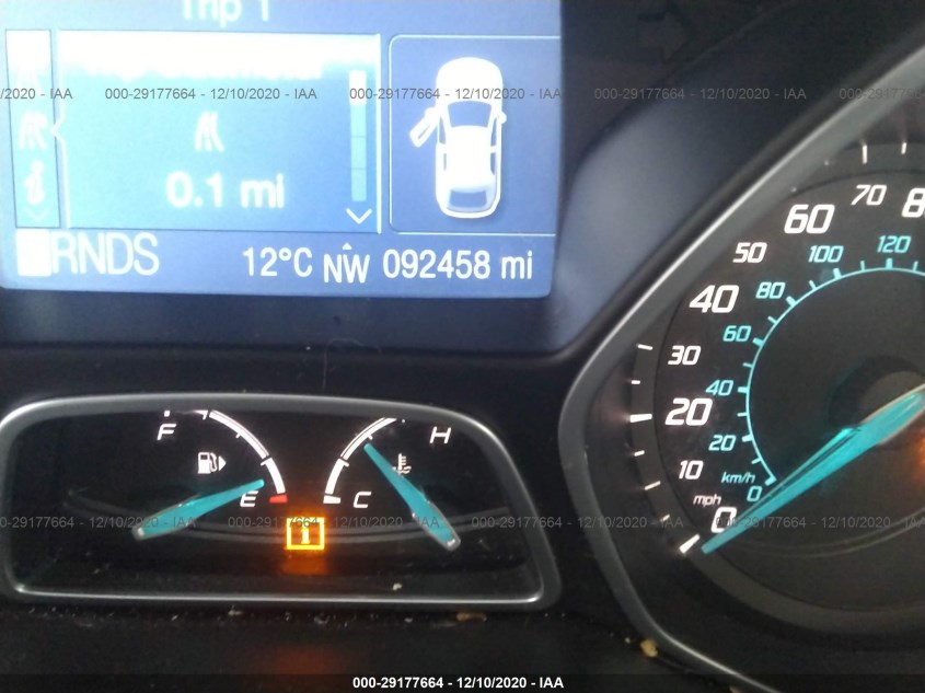 FORD FOCUS 1FAHP3F2XCL161196