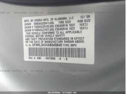 HONDA ODYSSEY 5FNRL3H24AB040848