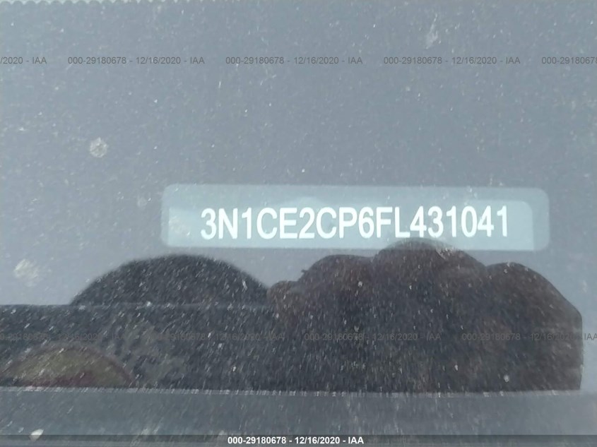 NISSAN VERSA NOTE 3N1CE2CP6FL431041