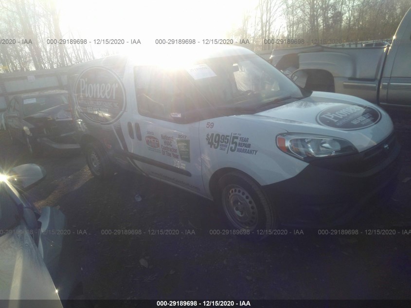 RAM PROMASTER CITY CARGO VAN ZFBERFAB9H6E62327