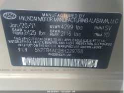 HYUNDAI SONATA 5NPEB4AC2BH229768