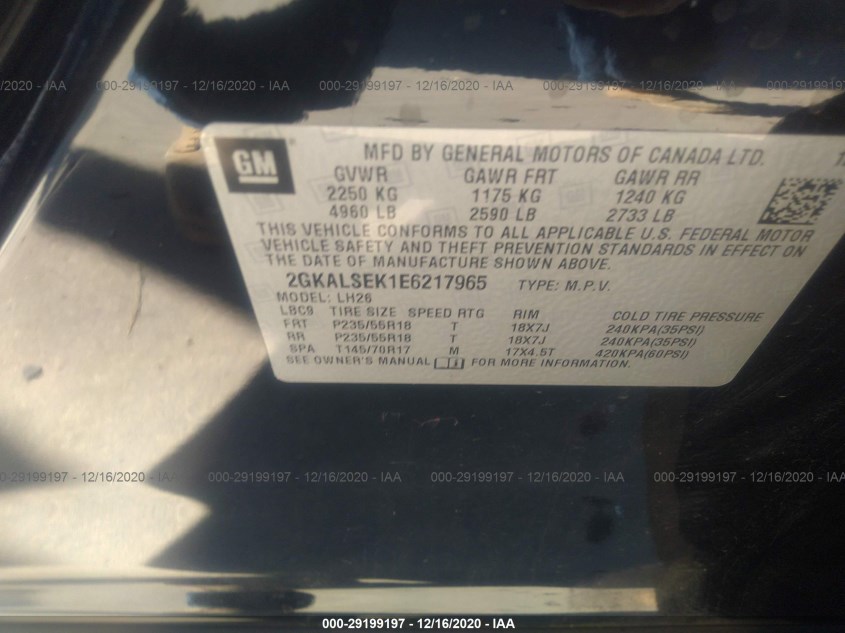 GMC TERRAIN 2GKALSEK1E6217965