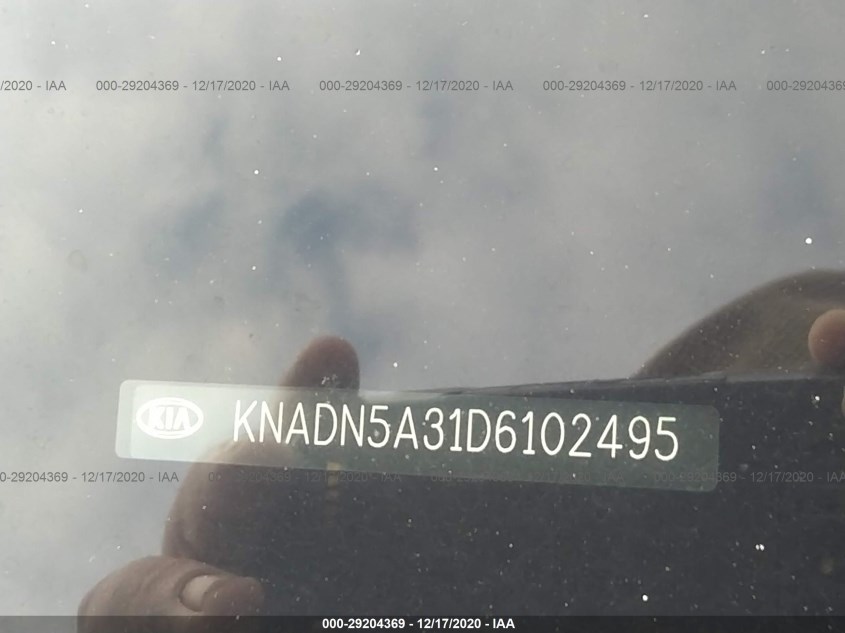 KIA RIO KNADN5A31D6102495