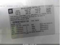 CHEVROLET SILVERADO 1500 1GCRKSE73DZ321194