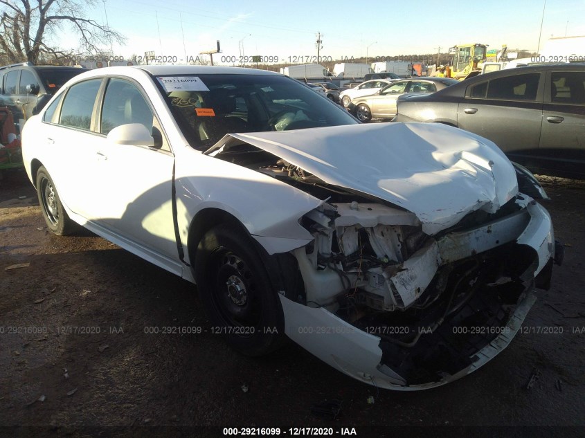CHEVROLET IMPALA POLICE 2G1WD5E39D1261211