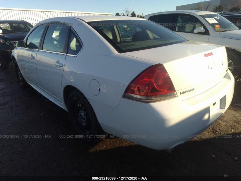 CHEVROLET IMPALA POLICE 2G1WD5E39D1261211