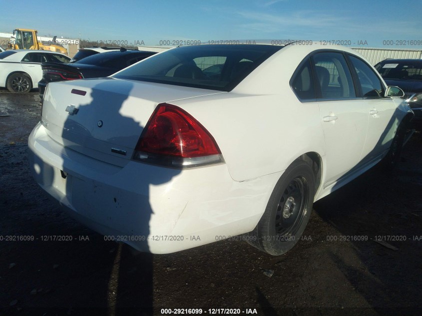 CHEVROLET IMPALA POLICE 2G1WD5E39D1261211
