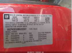 CHEVROLET SILVERADO 1500 3GCPKSE30BG203587