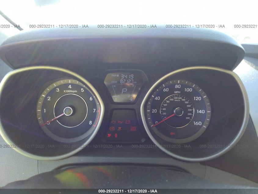 HYUNDAI ELANTRA KMHDH4AE9BU136453