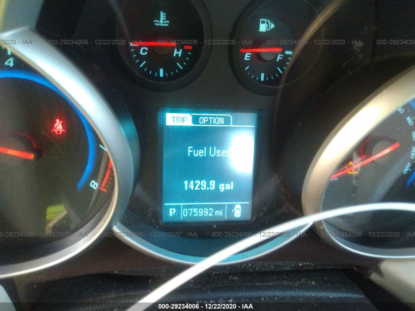 CHEVROLET CRUZE 1G1PE5SB1F7296523