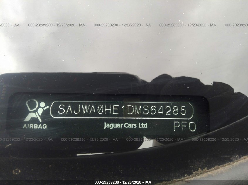 JAGUAR XF SAJWA0HE1DMS64285