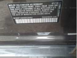 VOLKSWAGEN CC WVWRP7AN9DE526402