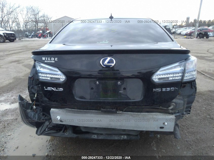 LEXUS HS 250H JTHBB1BA5A2004337