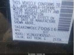 NISSAN PATHFINDER 5N1AR2MM3EC700616