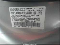 HONDA ODYSSEY 5FNRL3H23AB036385