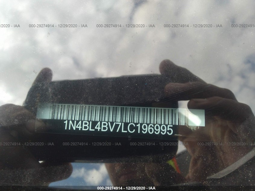 NISSAN ALTIMA 1N4BL4BV7LC196995