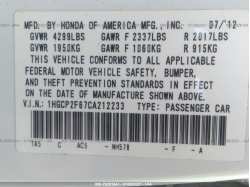 HONDA ACCORD SDN 1HGCP2F67CA212233