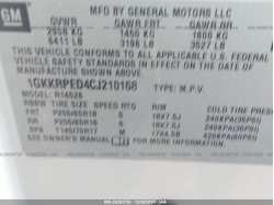 GMC ACADIA 1GKKRPED4CJ210168