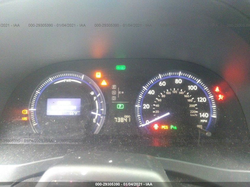 LEXUS HS 250H JTHBB1BA0A2030375