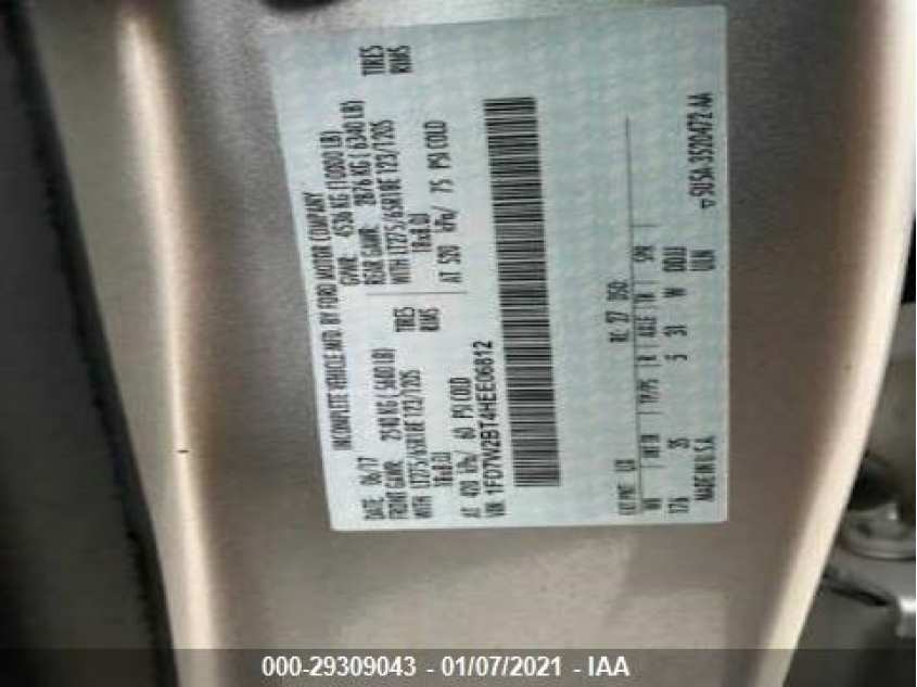 FORD SUPER DUTY F-250 SRW 1FD7W2BT4HEE06812