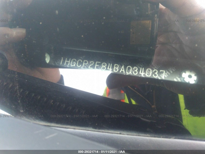 HONDA ACCORD SDN 1HGCP2F84BA034037