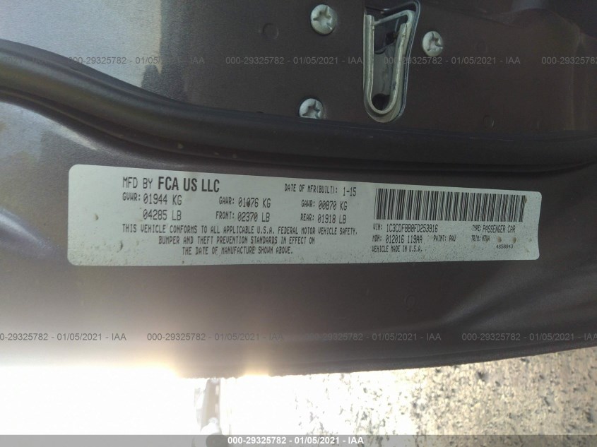 DODGE DART 1C3CDFBB8FD253916