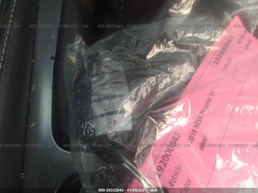 NISSAN MAXIMA 1N4AA6AVXKC361967