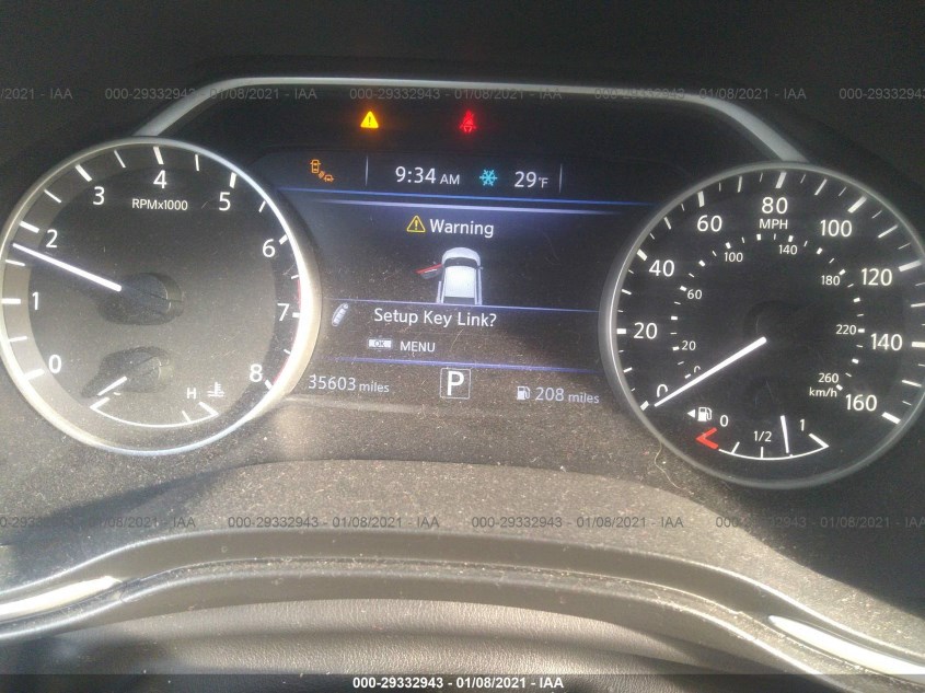 NISSAN MAXIMA 1N4AA6AVXKC361967