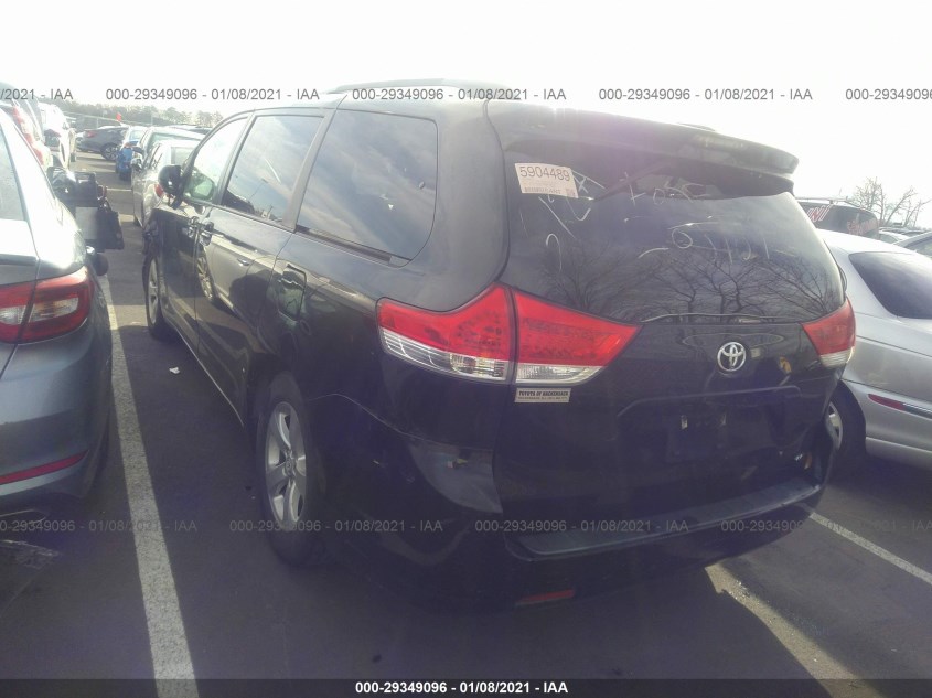TOYOTA SIENNA 5TDKK3DC6ES503061