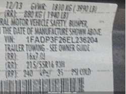 FORD FOCUS 1FADP3F26EL236204