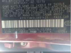 TOYOTA CAMRY 4T1C11AK4LU891421