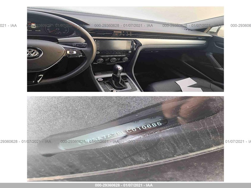 VOLKSWAGEN PASSAT 1VWSA7A38LC010685