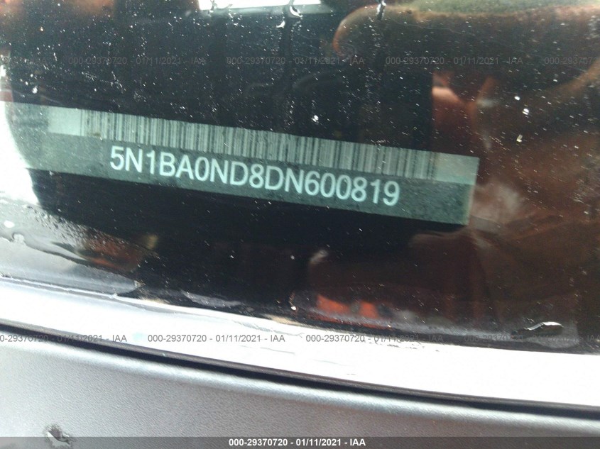 NISSAN ARMADA 5N1BA0ND8DN600819