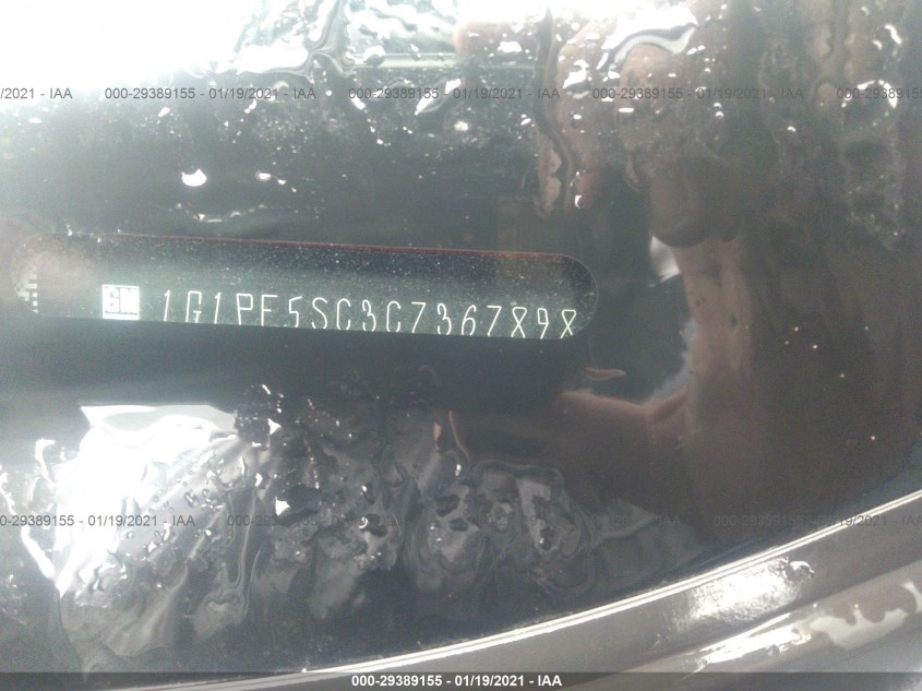 CHEVROLET CRUZE 1G1PF5SC3C7367898