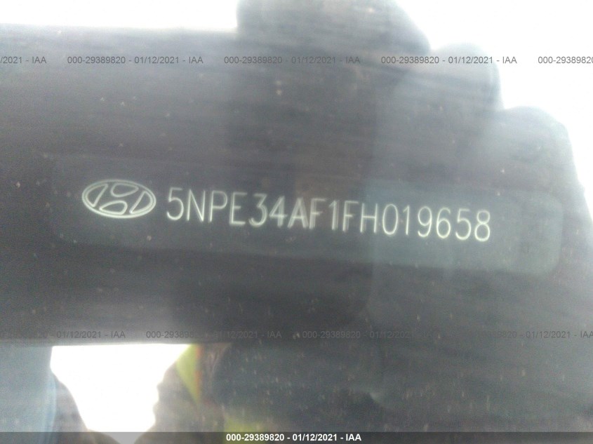 HYUNDAI SONATA 5NPE34AF1FH019658