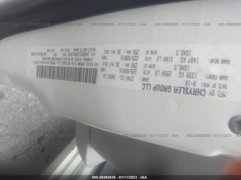 CHRYSLER TOWN & COUNTRY 2A4RR5D15AR413479